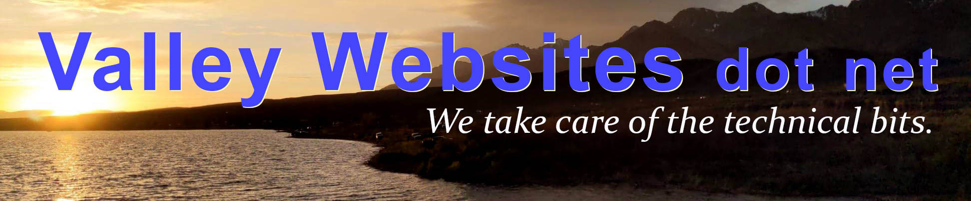 Valley Websites dot net: We take care of the technical bits